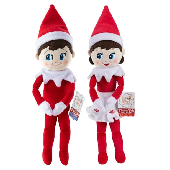 The Elf on the Shelf 12" Plushee Pal Snuggler Elf Light Girl & Boy