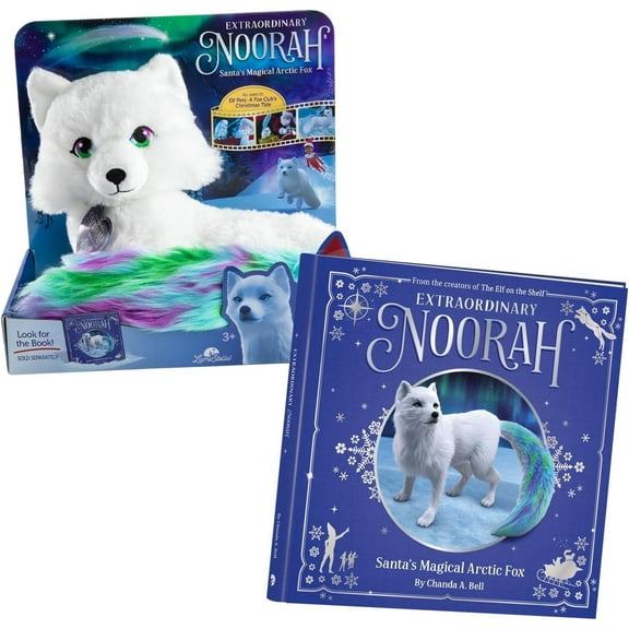 The Elf on the Shelf 2023 Set of 2: Noorah Fox Plush and Extraordinary Noorah Book