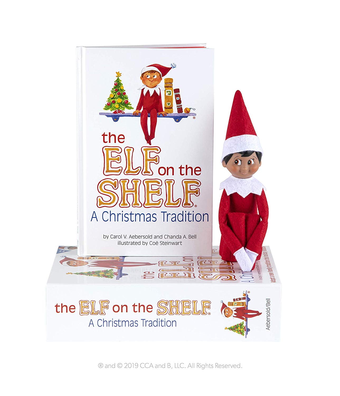 The Elf on the Shelf: A Christmas Tradition (Brown-eyed Boy Scout Elf) 