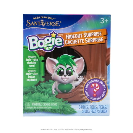 The Elf on the Shelf Bogie Hideout Surprise Toy - Mystery 3 inch Bogie and Hideout