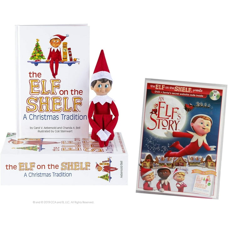 Elf on The Shelf: A Christmas Tradition (Blue-Eyed Girl Scout Elf)