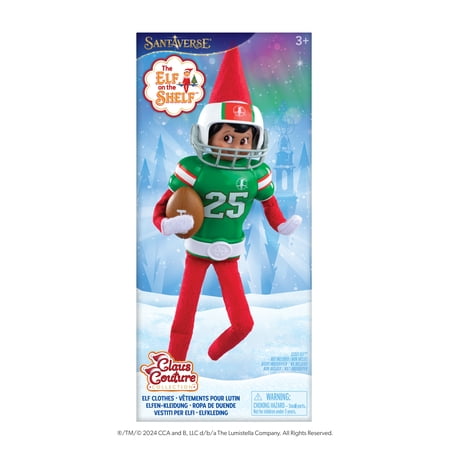 The Elf on the Shelf Claus Couture Touchdown Tidings Football Set