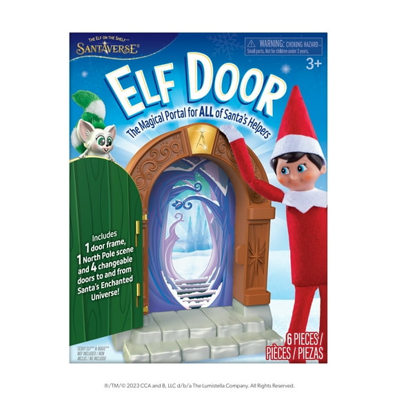 The Elf on the Shelf Elf Door Kit Magical North Pole Portal for ALL of Santa's Helpers (Scout Elf Not Included)