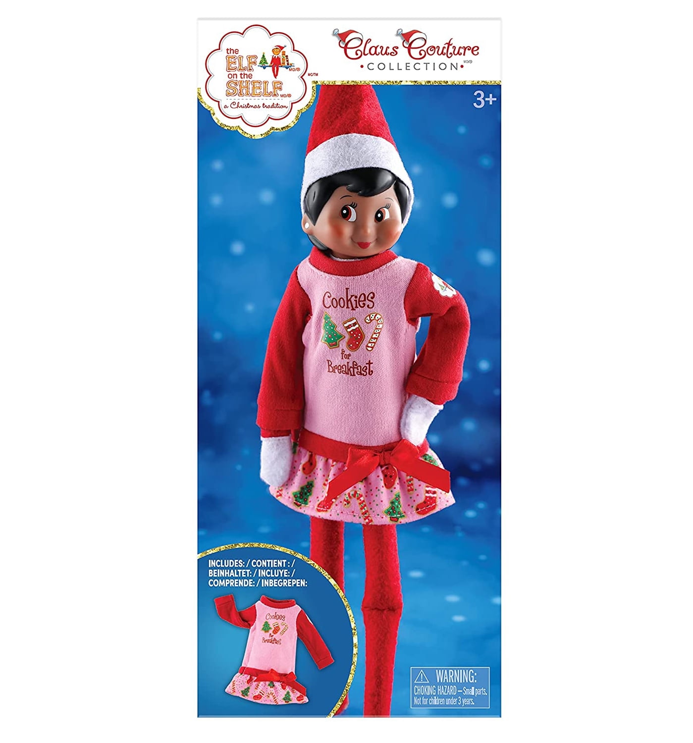 The Elf on the Shelf Exclusive Claus Couture Yummy Cookie Nightgown ...