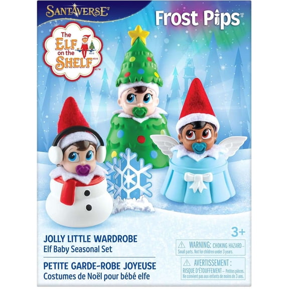 The Elf on the Shelf Frost Pips Jolly Little Wardrobe Elf Baby Seasonal Set