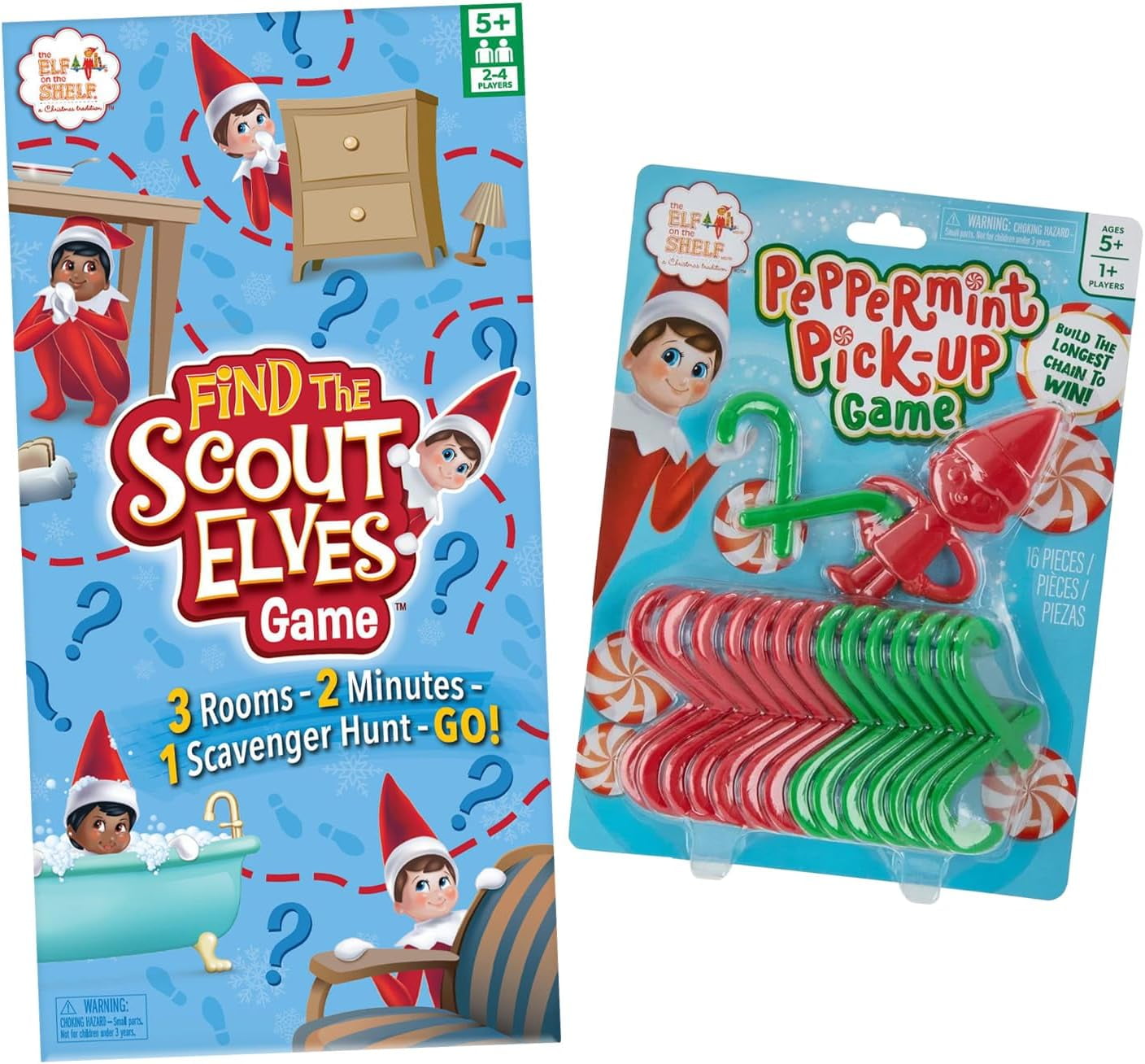 The Elf on the Shelf Game Night Bundle: Find the Scout Elves Game and ...