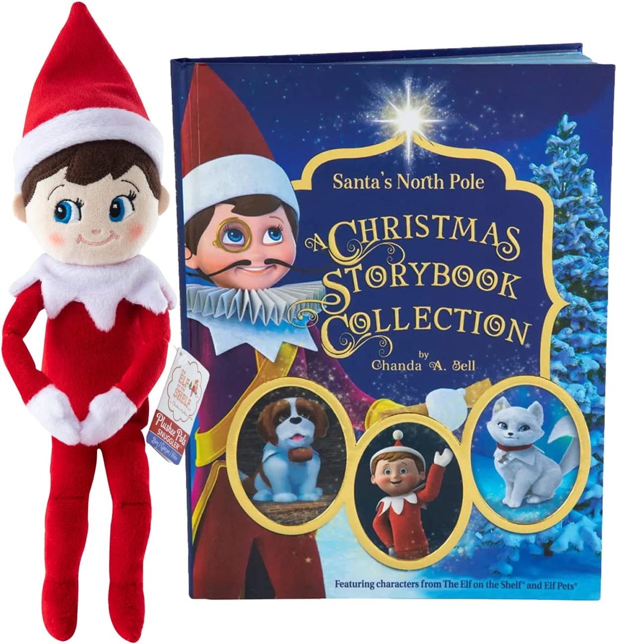 The Elf on the Shelf Plushee Pals Snuggler and A Christmas Storybook Collection