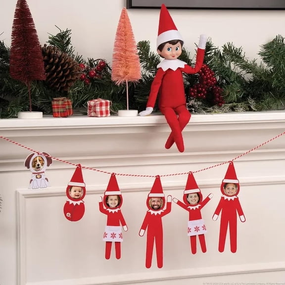 The Elf on the Shelf Polar Props Elfie Selfies Ornament Frames Set for Scout Elves, Photo Props & Christmas Ornaments, Elves Not Included, Ages 3+