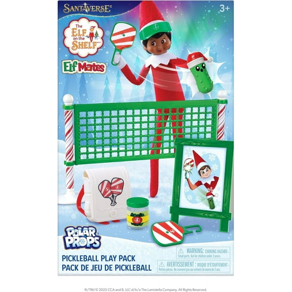 Polar Props 3+ Elf Mates Pickleball Play Pack 8 Pieces