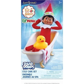 The Elf on the Shelf Polar Props Self Care Set - Elf Props and Accessories for Easy Relaxing Spa Day Elf Scenes - Scout Elf Not Included.