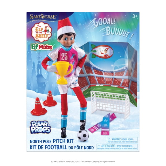The Elf on the Shelf Polar Props Soccer Set Scout Elf Accessory Kit (Scout Elf Not Included)