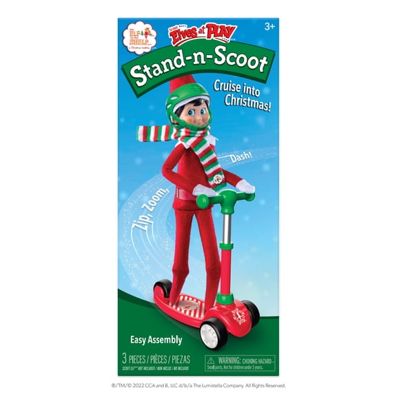The Elf on the Shelf Stand-n-Scoot Elf Scooter with Scarf