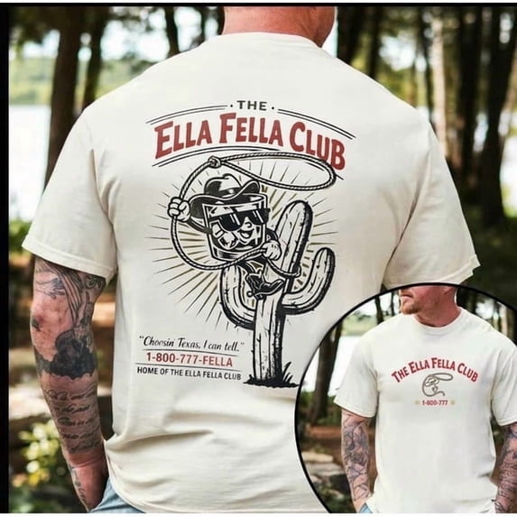 The Ella Fella Club Graphic Tee, Western Country Concert Shirt