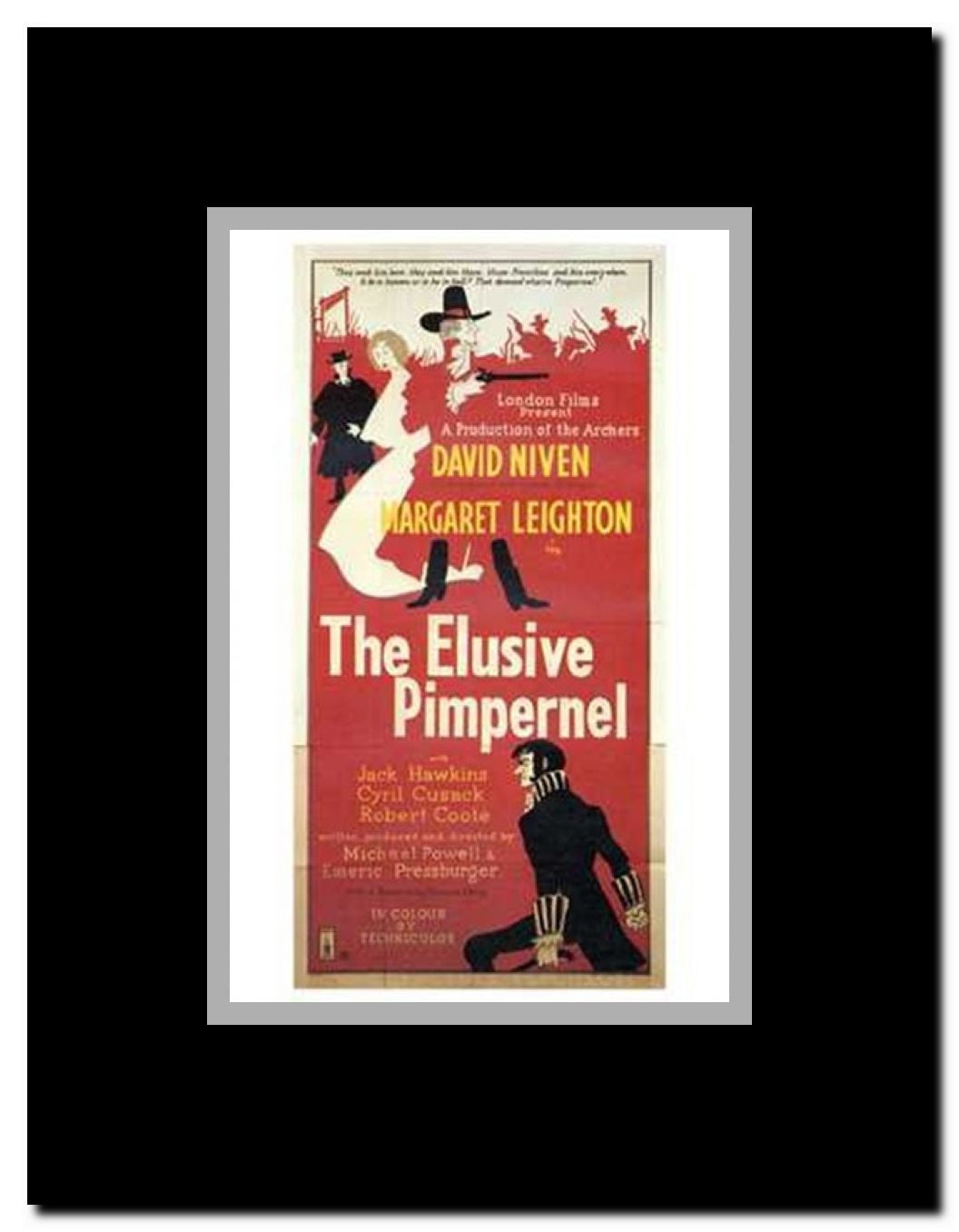 The Elusive Pimpernel Framed Movie Poster