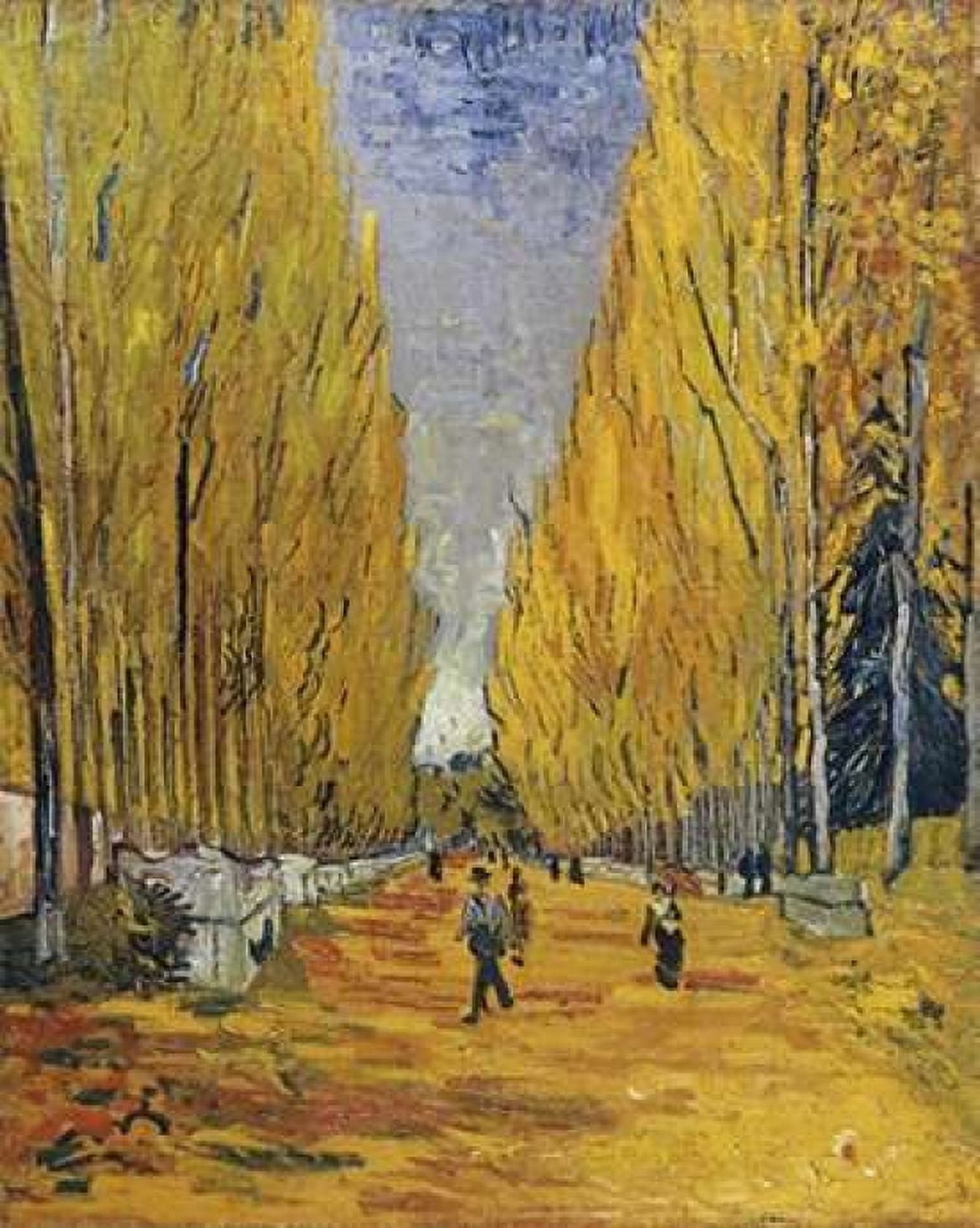 The Elysian Fields Canvas Art - Vincent Van Gogh (24 x 30)
