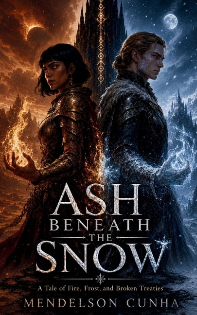 The Emberfrost Saga Ash Beneath the Snow: A Tale of Fire, Frost, and Broken Treaties, Book 1, (Paperback)