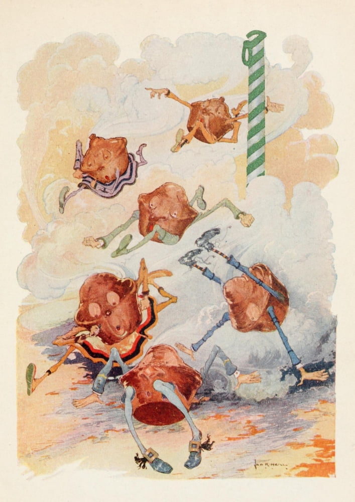 The Emerald City of Oz 1910 The Graham Gems Canvas Art - John R Neill (18 x 24)