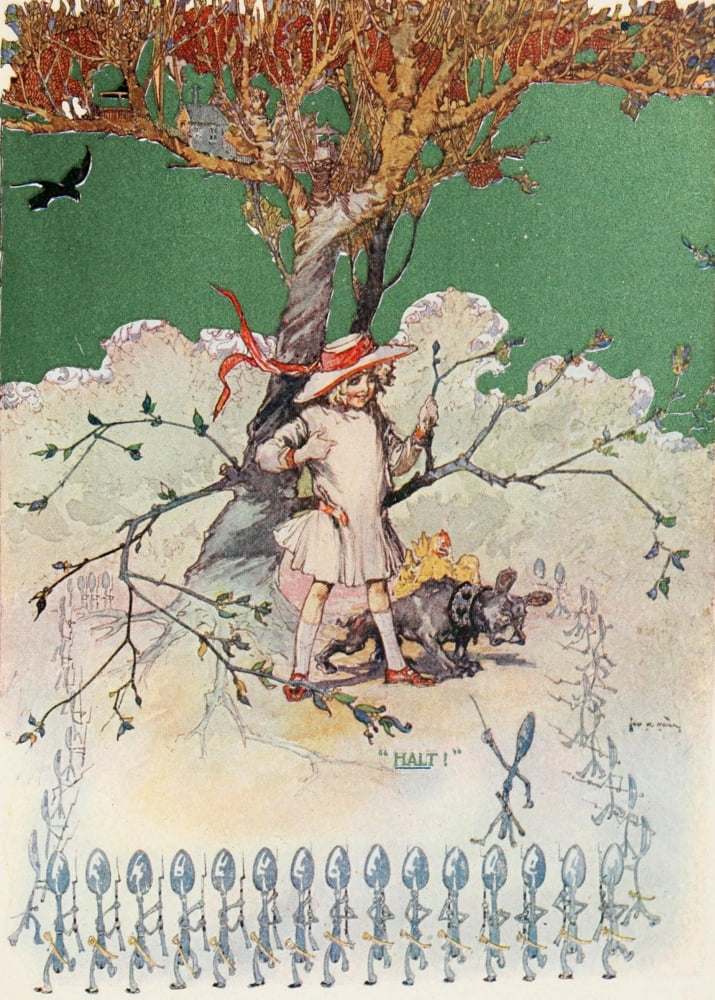 The Emerald City of Oz 1910 The Spoon Brigade Canvas Art - John R Neill (18 x 24)
