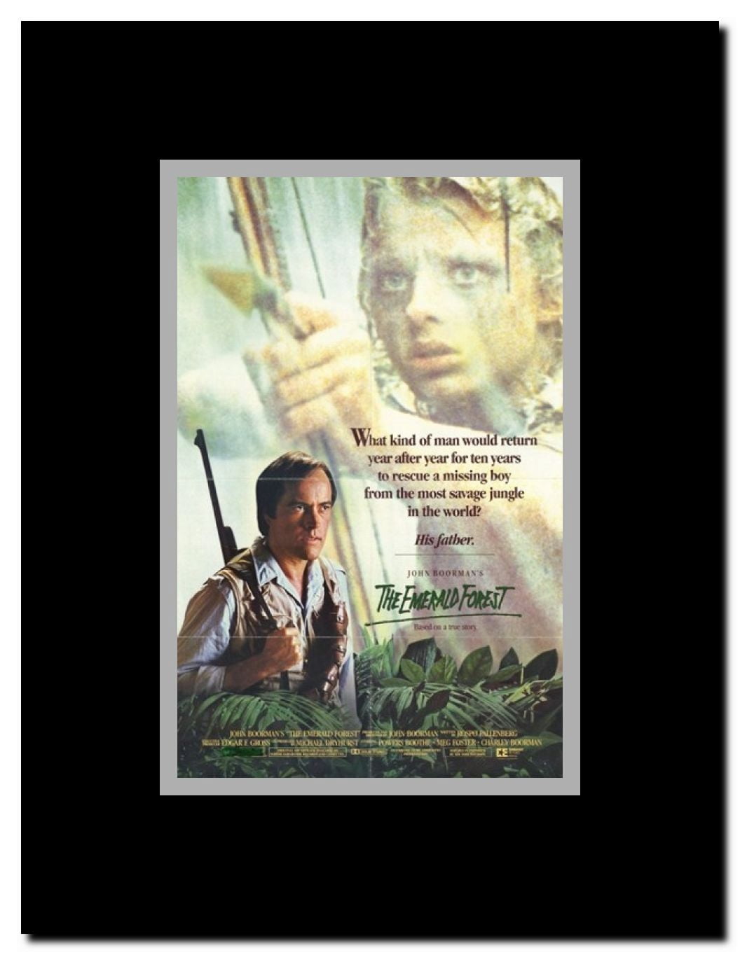 The Emerald Forest Framed Movie Poster