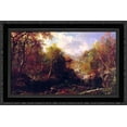 thumbnail image 1 of The Emerald Pool 24x19 Black Ornate Wood Framed Canvas Art by Bierstadt, Albert, 1 of 2