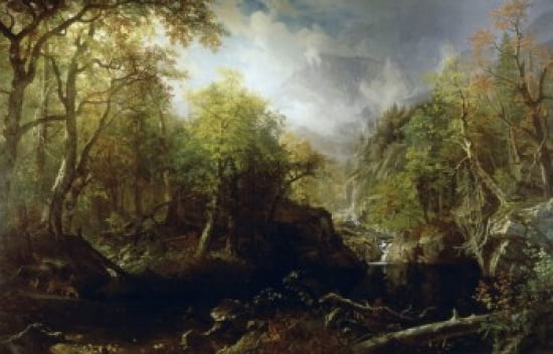 The Emerald Pool Albert Bierstadt (1830-1902 American) Canvas Art - Albert Bierstadt (18 x 24)