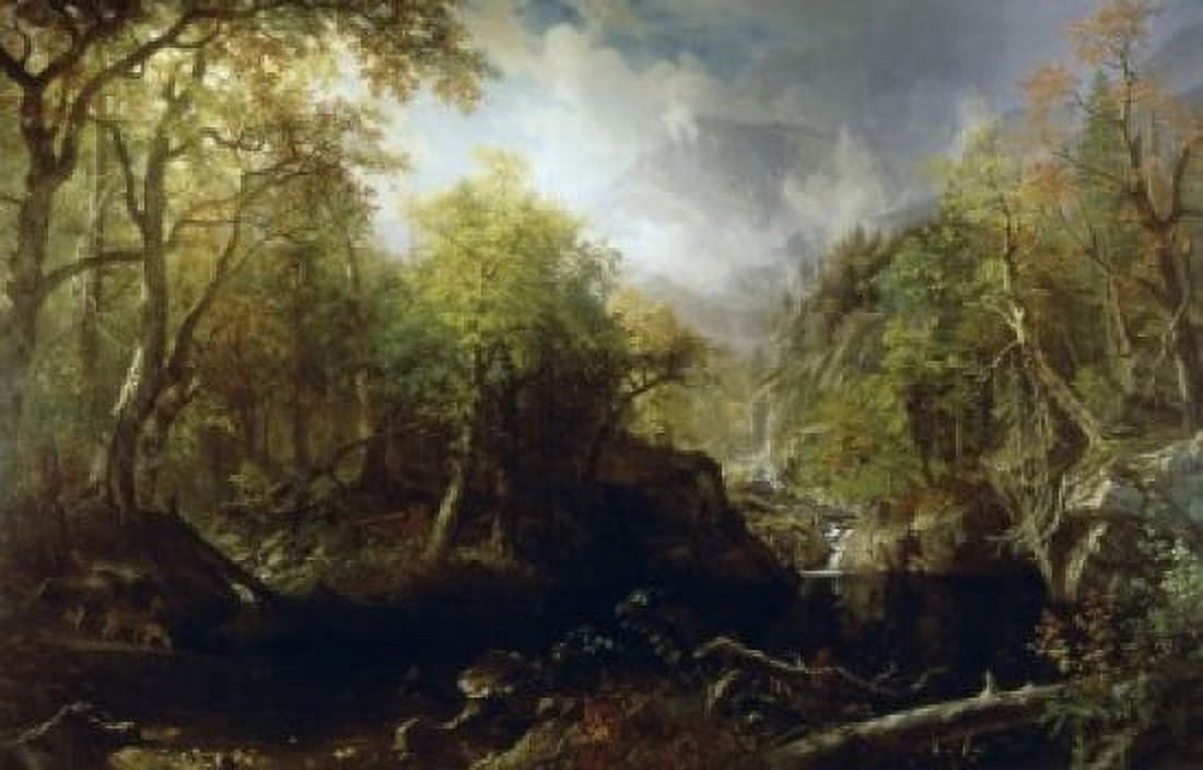 The Emerald Pool Albert Bierstadt (1830-1902 American) Canvas Art - Albert Bierstadt (24 x 36)