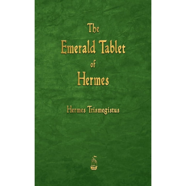 The Emerald Tablet of Hermes, (Hardcover) - Walmart.com