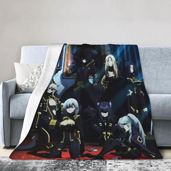 The Eminence Anime in Shadow Blanket Super Soft Throw Blanket Flannel Ultra-Soft Micro Fleece Blanket for Couch Bed Sofa Travelling Camping 50x60
