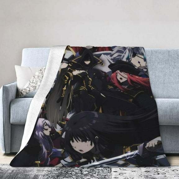 The Eminence Anime in Shadow Blanket Super Soft Throw Blanket Flannel Ultra-Soft Micro Fleece Blanket for Couch Bed Sofa Travelling Camping 60x80