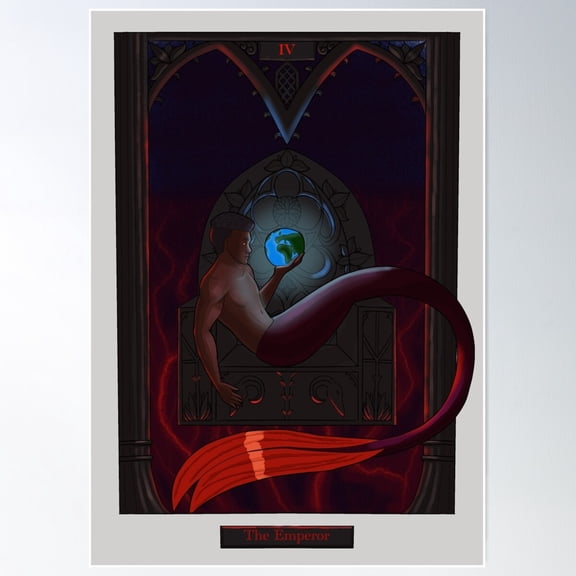 The Emperor Poster Wall Art, Modern Wall Decor For Living Room Bedroom, 8x12 UNFRAMED