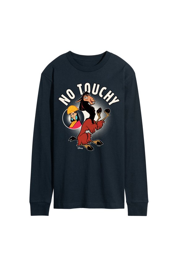 - No Touchy - Men's Long Sleeve Graphic T-Shirt