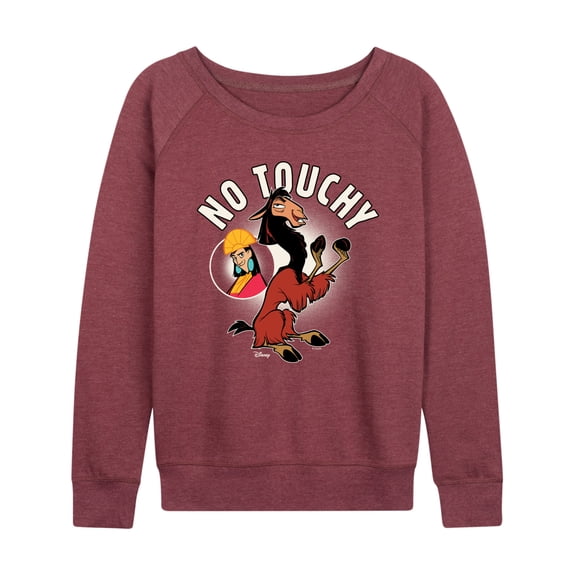 The Emperor's New Groove - No Touchy - Women's French Terry Long Sleeve Pullover