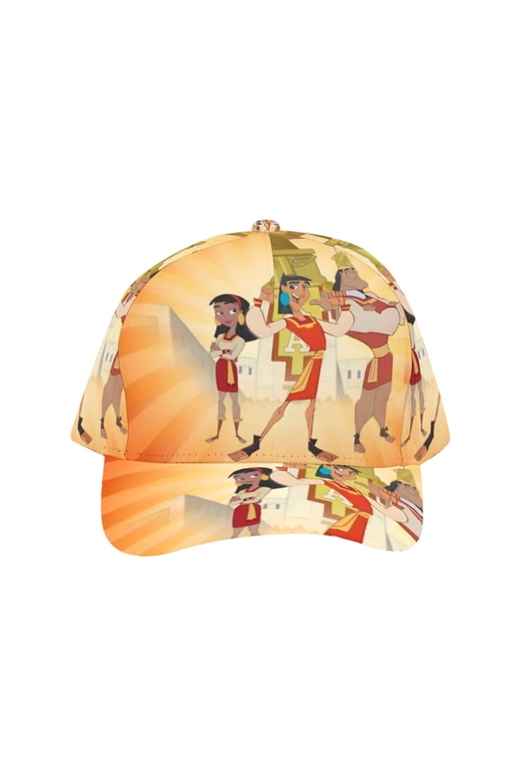 The Emperor's New School-theme Baseball Cap For Men, Women & Kids, Classic Flat Brim Hat Hip Hop Trucker Hat Adjustable Snapback Hat