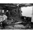 thumbnail image 1 of The Empire State Building After A B-25 Bomber Accidentally Crashed Into The 78Th Story. New York History, 1 of 2