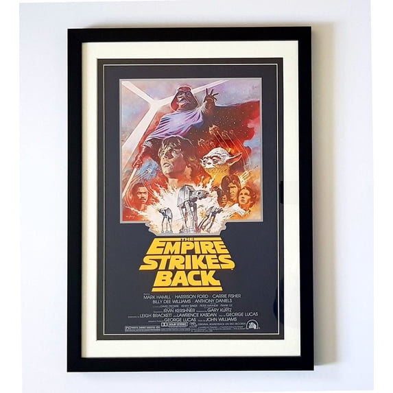 The Empire Strikes Back Star Wars Poster Framed