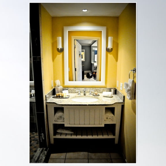 The Empty Mirror Poster Wall Art, Modern Wall Decor For Living Room Bedroom, 8x12 UNFRAMED