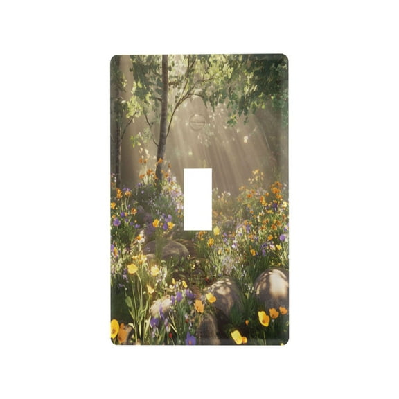 The Enchanted Forest Light Switch Cover Switch Plate Outlet Cover Plug Cover for Electrical Outlet
