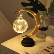 The Enchanted Lunar Lamp - LED Moon Lamp Night Light Galaxy Lamp, Hanging Moon Lamp Magic Moon Night Light, Remembrance Gift