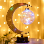 The Enchanted Lunar Lamp - LED Moon Lamp Night Light Galaxy Lamp, Hanging Moon Lamp Magic Moon Night Light, Remembrance Gift