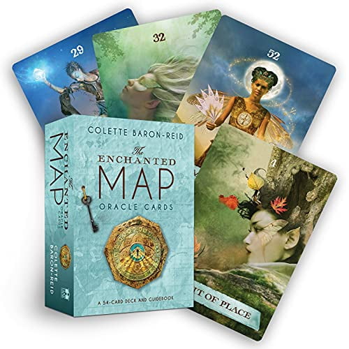 Pre-Owned The Enchanted Map Oracle Cards: A 54-Card Oracle Deck for Love, Purpose, Healing, Magic, and Happiness, 9781401927493, 1401927491, Paperback, Crds/Pap edition