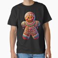 thumbnail image 1 of The Enchanted World Of Gingerbread Cookies, Magical Art Unisex T-Shirt, up to Size 5XL, 1 of 2