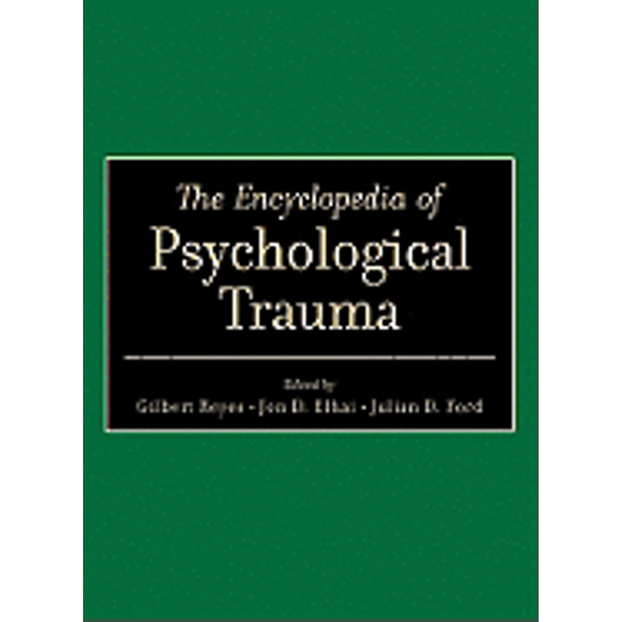 Pre-Owned The Encyclopedia of Psychological Trauma (Hardcover ...