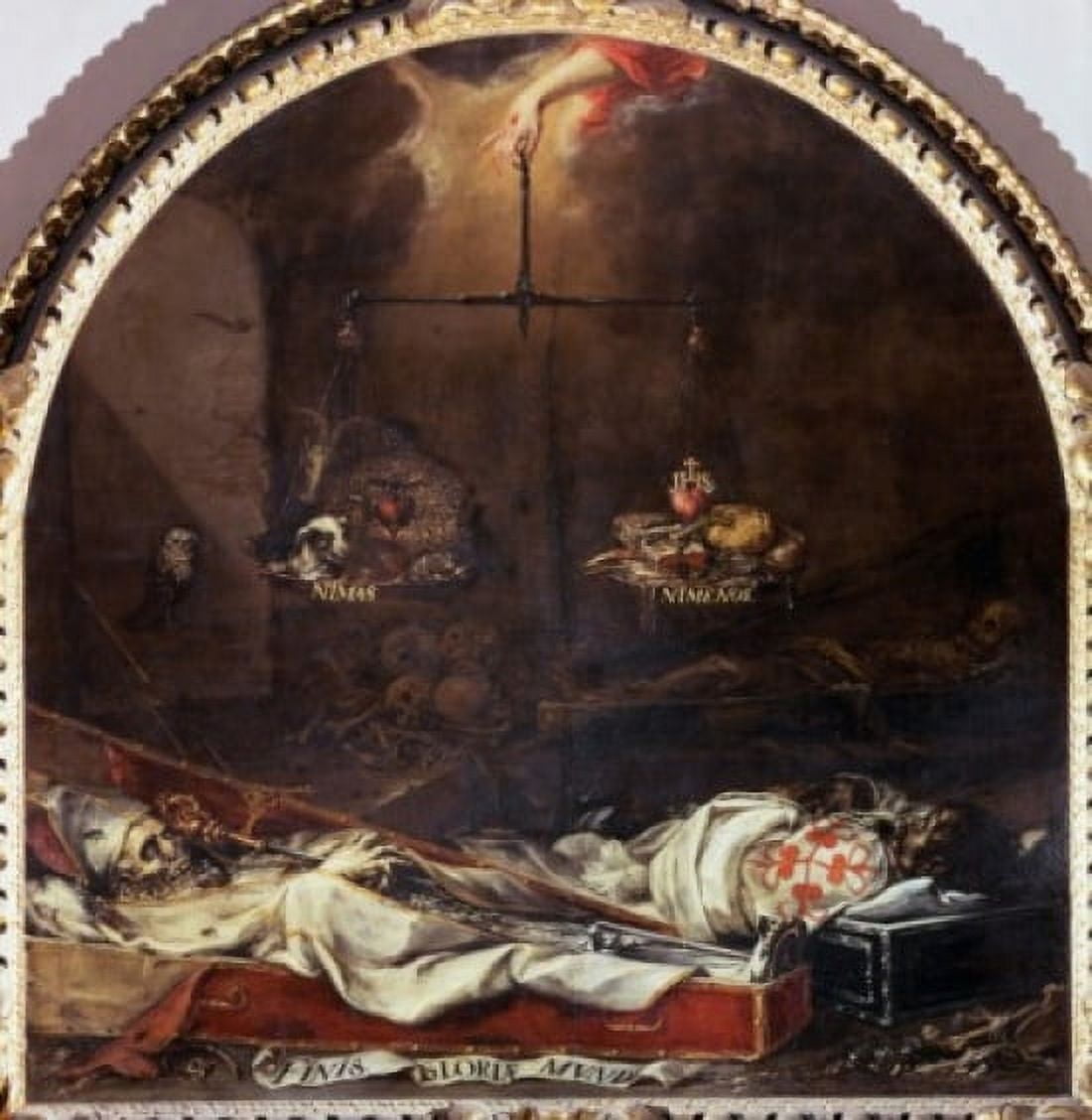 The End Of The Glories Of The World 17th C Juan de Valds Leal (1622-1690 Spanish) Canvas Art - Juan de Valdes Leal (24 x 36)