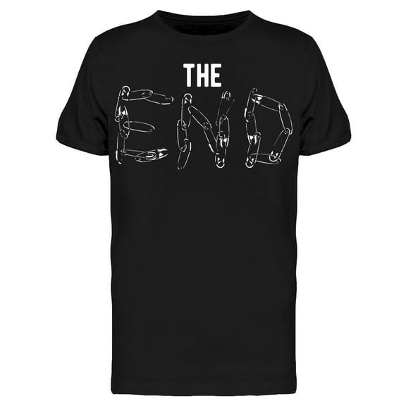 The End Slogan Clips T-Shirt Men -Image by Shutterstock, Male Large