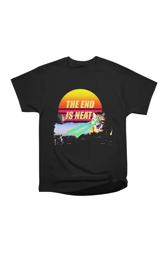 The End is Neat Pt2 Terrifyng cat T-Shirt Tee Gift For Him Merch For Her Apparel For Frien