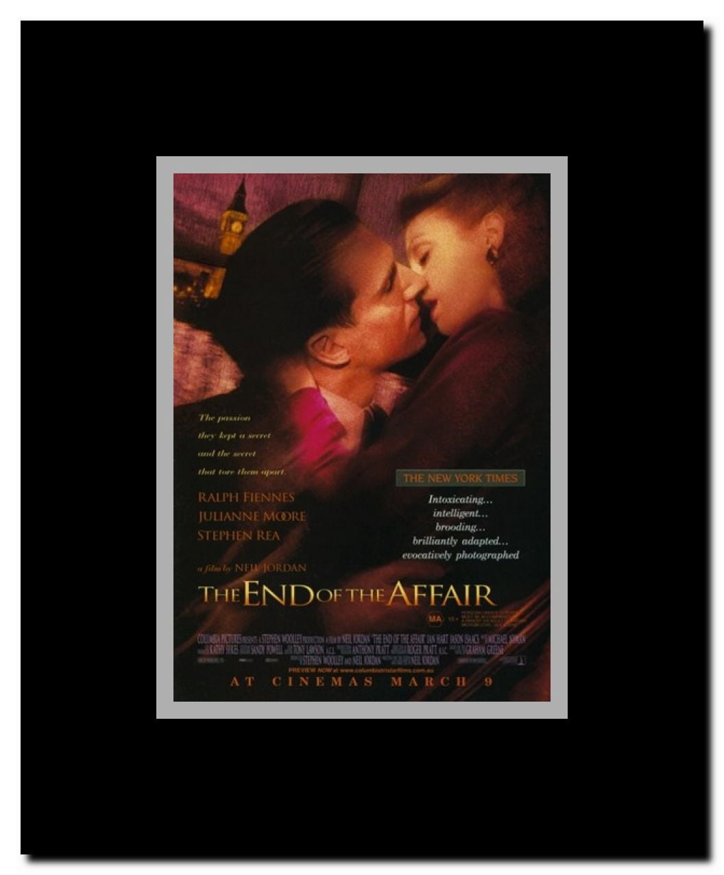 The End of the Affair Framed Movie Poster