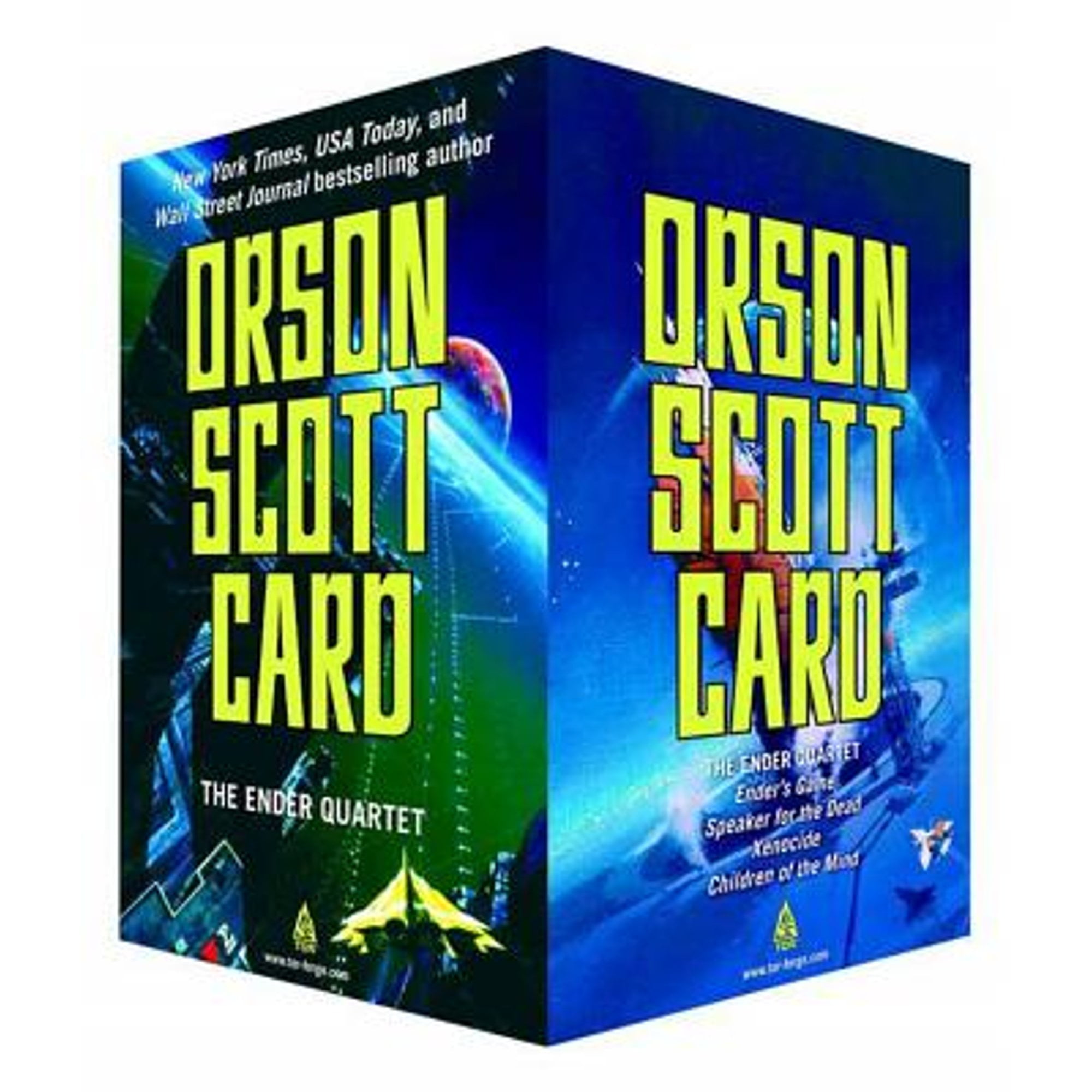 Pre-Owned The Ender Quartet Boxed Set: Ender's Game, Speaker for the Dead, Xenocide, Children of the Mind (The Ender Saga), 9780765362438, 0765362430, Paperback, Card; Orson Scott