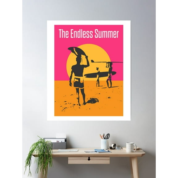 The Endless Summer Classic Surf Movie 60S Vintage Surf Poster Wall Art, Modern Wall Decor For Living Room Bedroom, 24x36 UNFRAMED