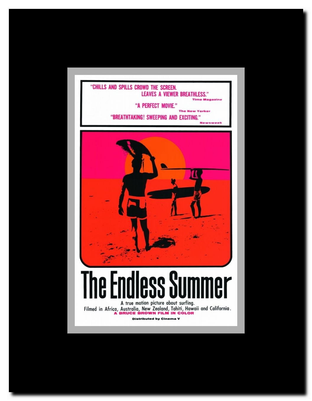 The Endless Summer Framed Movie Poster