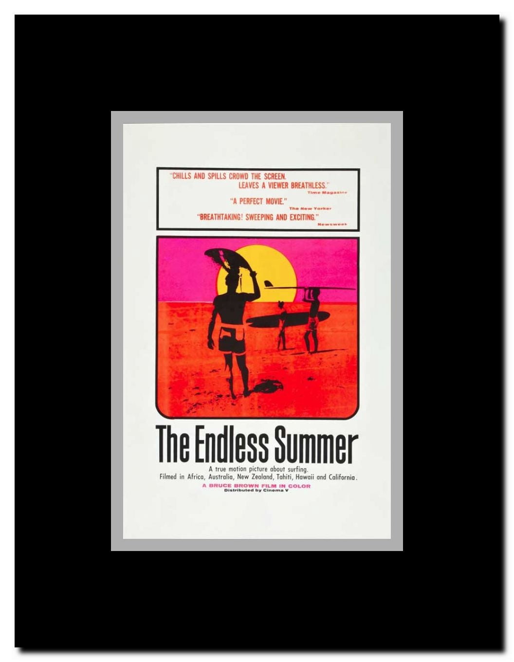 The Endless Summer Framed Movie Poster